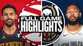 HAWKS at PELICANS FULL GAME HIGHLIGHTS  November 3 2024 [upl. by Ahsikym3]