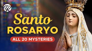 SANTO ROSARYO All 20 Mysteries • Tagalog Holy Rosary Complete [upl. by Peppard444]