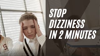 Say Goodbye To Cervicogenic Dizziness In 2 Minutes 3 Simple Exercises [upl. by Phillane]