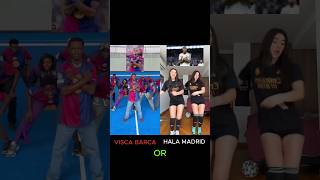 Visca Barca❤️ vs Hala Madrid 🤍 football realmadrid barcelona halamadrid viscabarsa trending [upl. by Karine]