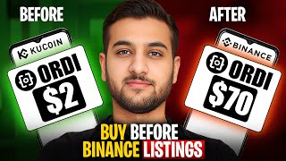 Find Crypto Projects Before Binance Listing for Massive Gains [upl. by Nnylrats910]