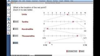 Zooming Decimals [upl. by Nosnorb]