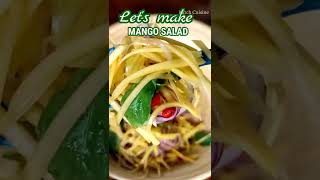 Quick and easy Spicy Mango Salad Recipe shorts [upl. by Silma685]