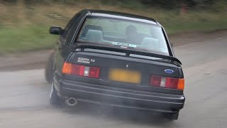 Fast Fords Leaving a Car Show Squires Ford Meet  September 2024 [upl. by Ennairb]