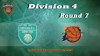 Atlasbasket  Div 4Round 7  CLIMALAND vs RUM AND GUN [upl. by Florida]