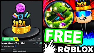 FREE UGC LIMITED HOW TO GET New Years Top Hat ROBLOX Flag Wars EVENT [upl. by Mel]