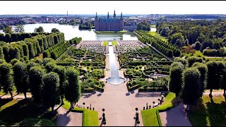 Denmark Frederiksborg Castle Drone Video [upl. by Gilbertina]