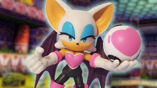 Sonic the Hedgehog Jakks Pacific Wave 8 Rouge the Bat Figure Review [upl. by Oigolue]