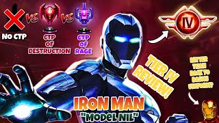 Ironman Model Nil Tier4 PvE Review Best CTP amp Comparison with Back to Basics Uni  MFF [upl. by Dollar]