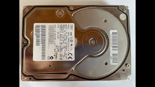 IBM DDRS34560 Ultrastar 9ES SCSI hard drive sounds [upl. by Northey]