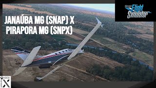 msfs2020 Full Flight IFR Janaúba MG SNAP x Pirapora MG SNPX  XBOX X [upl. by Mcroberts]