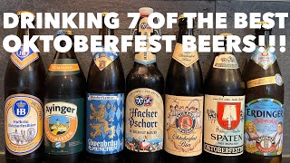 Beer Expert Tastes 7 Oktoberfest Beers  The Very Best Oktoberfest Beers Reviewed [upl. by Esirahs]