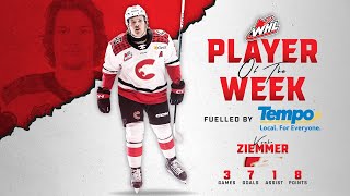 WHL Player of the Week – Koehn Ziemmer [upl. by Grewitz]