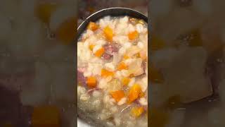 Beef Barley soup homemade yummy [upl. by Ecaidnac]