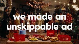 Unskippable Ad For Unskippable Offers  Zomato  Delivers On Time [upl. by Haneehs794]