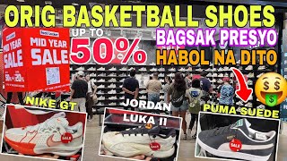 LEGIT BASKETBALL SHOES at IBAPANIKE JORDAN ADIDAS PUMA VANSBAGSAK PRESYOup to 50 off SALE [upl. by Giorgio]