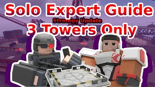 Simplest way to Solo Expert as a Beginner 3 Towers Only  TDX [upl. by Tait]