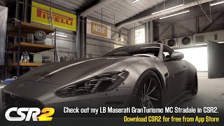 【CSR2】LB GranTurismo MC Stradale shift amp tune for 1174x tunepattern fixed [upl. by Toiboid]