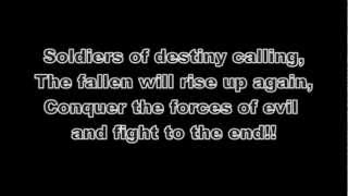 Dragonforce  Cry Thunder Lyrics [upl. by Moody]