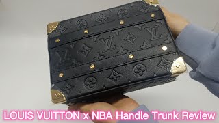 UNBOXING LOUIS VUITTON BAG x NBA Handle Trunk M57971 [upl. by Sawyere]