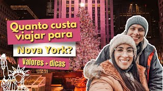 QUANTO CUSTA VIAJAR PARA NOVA YORK EM DEZEMBRO  saiba o quanto gastamos os custos e mais dicas [upl. by Miahc]