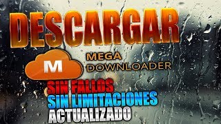 como descargar megadownloader full 2018 [upl. by Graces852]