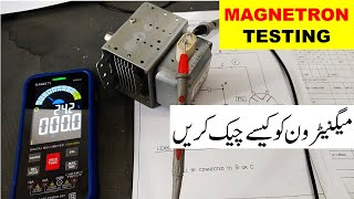 546 how to test magnetron in microwave oven [upl. by Eiruam]