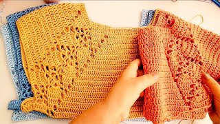 📌📌Aprende a tejer quotCANESU PARA BLUSAquot  Crochet paso a paso con Mari Rolon [upl. by Aleedis180]