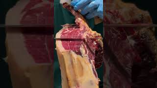 How To Carve A Whole Iberico Ham iberico jamoniberico howtocarve howto slicing asmr delicious [upl. by Annhej]