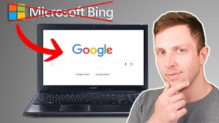 Microsoft EDGE SUCHMASCHINE ÄNDERN Bing zu GOOGLE [upl. by Nepsa413]