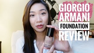 「實測」色號及肌膚類型如何選擇  Giorgio Armani 完美絲絨水慕斯粉底實測 ｜Power Fabric Foundation Review ｜Sharonsharbear [upl. by Mendy]