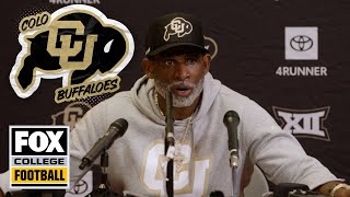 Postgame Interview Deion Sanders on Colorados Week 2 loss to Nebraska  FOX College Football [upl. by Kenlay]