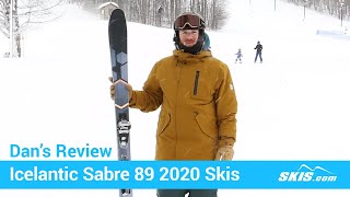 Dans ReviewIcelantic Sabre 89 Skis 2020Skiscom [upl. by Eekaz]