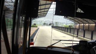 Traveling on the Inner Northern Busway in Brisbane [upl. by Sternberg91]