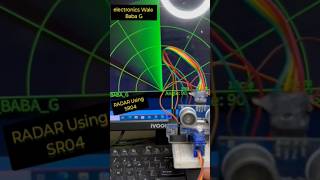 DIY Radar With Ultrasonic Sensor And Arduino Code  Diy Project  SR04  Servo Motor diy arduino [upl. by Stewardson]