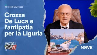 Crozza De Luca quotMa lavete vista la Liguria Non è una regione è il para spifferi della Lombardiaquot [upl. by Aselehc]