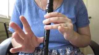 23 Descant Recorder Lesson Suzuki Book 2 Early One Morning [upl. by Nairadal]