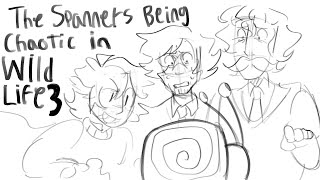 the spanners being chaotic in wild life session 3  rough animatic [upl. by Nogem542]