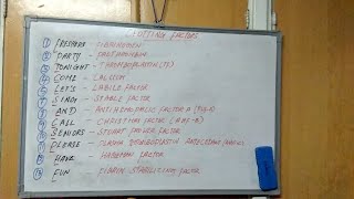 Clotting Factors Under 1 Minute  Mnemonic [upl. by Cooperstein]