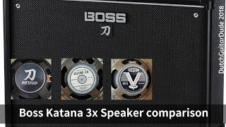 Boss Katana Speaker comparison [upl. by Seitz]