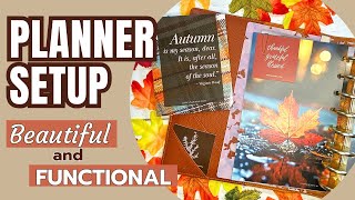 Janes Agenda November Setup  Plus Tips JuniorHalf Letter Discbound Planners [upl. by Marys401]