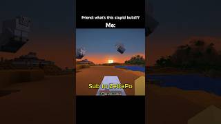 What’s this build minecraft minecraftshorts minecraftmemes shorts funny memes gaming fyp [upl. by Nnaaihtnyc334]