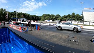 Whipple Supercharged 2019 F150 vs Nissan GTR vs Trackhawk at MIR [upl. by Knobloch]