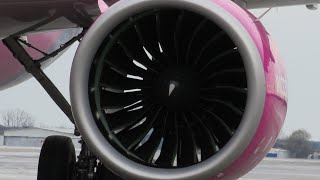 Pratt amp Whitney PW1000G engine startup [upl. by Rehtaeh]