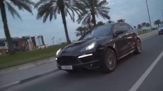 Car wrapping Qatar Prestige Wrap and Customs Porsche Cayenne [upl. by Aicined334]