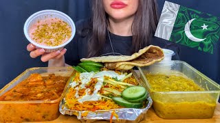 ASMR CHICKEN BIRYANI  KARAHI MUKBANG  PAKISTANI FOOD [upl. by Honora]