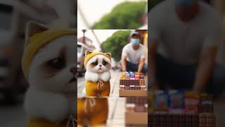 Kucing lari lari 😹✌cat kucingluculucu funny cartoon lucukucing comedy [upl. by Lyndsie]