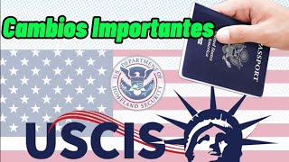 Urgentes Cambios a partir del 1 de abri en USCIS  Te lo cuento en 3 min [upl. by Suivatnad51]