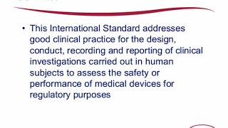 GCP for Medical Devices ICH GCP E6 and ISO 14155 Trailer [upl. by Aicenet]