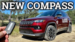 Quick Look 2022 Jeep Compass  BIG Features BIG Price [upl. by Reahard904]